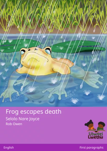 Frog escapes death Cover thumbnail - Frog escapes death